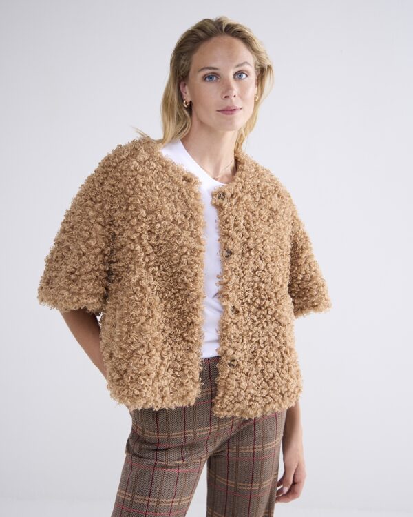 Summum jacket faux fur