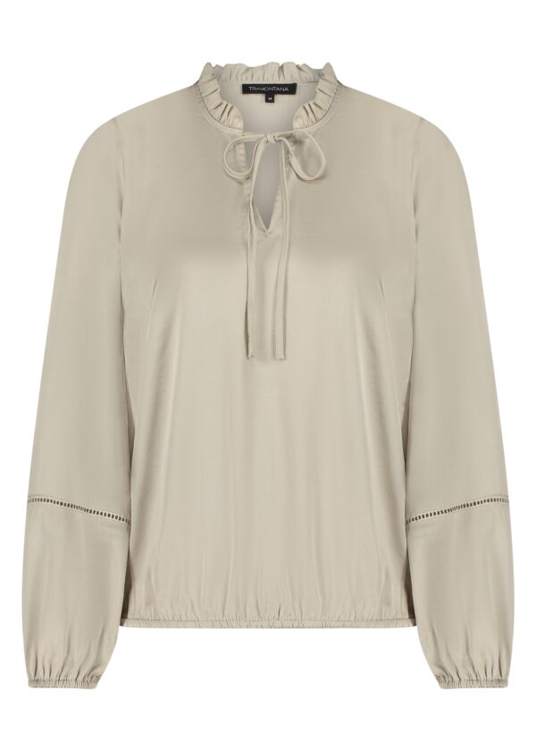 Tramontana blouse hammered satin